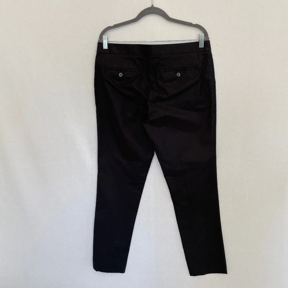 BROOKS BROTHERS Women's Size 10 Black Chino Ankle Pants
